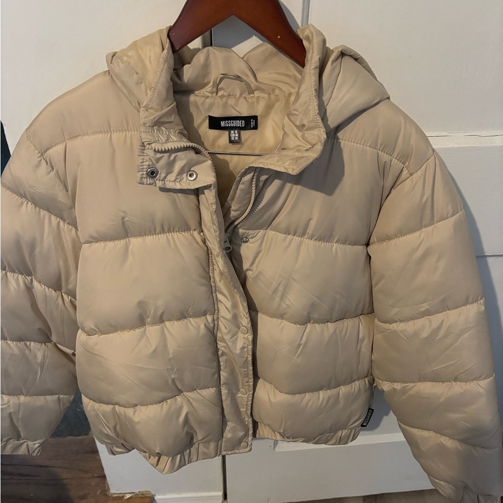 MISSGUIDED - SIZE 14 - CAMEL